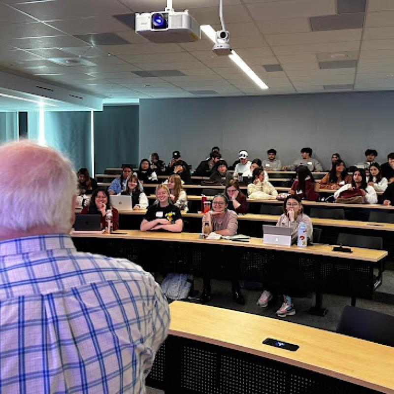 Shadow Day - students in lecture hall