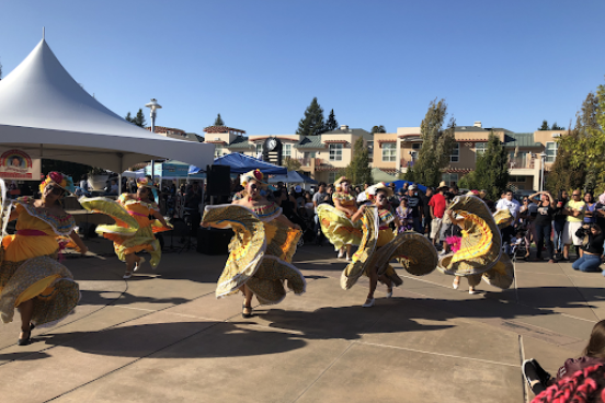 Dancing at the first Latino Festival 