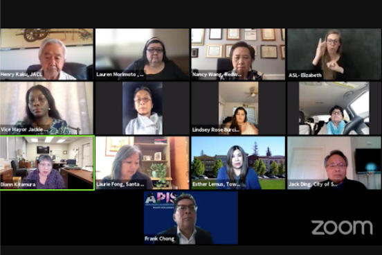 AAPI Zoom webinar - Violence in our community