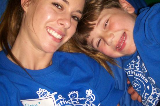 Amy D and Jack B smiling