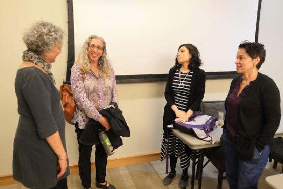Forming connections at community partner event