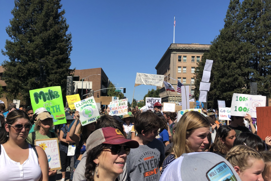 Participants at Climate March 2019