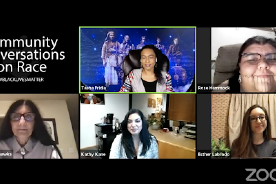 Community Conversations on Race Zoom - Decolonizing the way we think