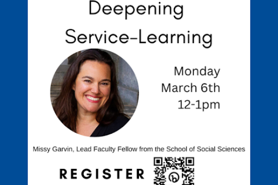 Faculty workshop flyer