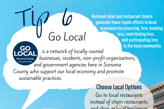 Tip 6: Tips about buying locally