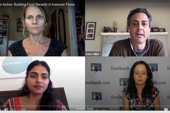 Zoom Meeting: Food security during Covid