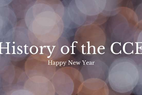 History of the CCE blog banner