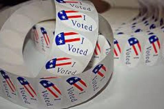 Roll of "I Voted" stickers
