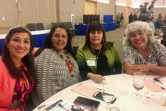 Alicia Sanchez, Michaele Morales, Leticia Romero and friend enjoying Los Cien