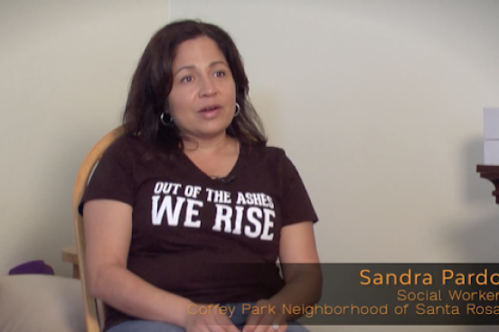 Sandra Pardo, Social Worker in Santa Rosa