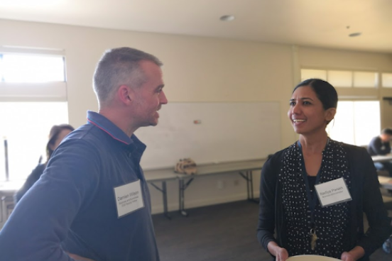 SSU professors checking in during workshop