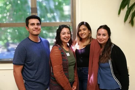 Americorps Vista members - Jesus, Iris, Lili, and Brenda