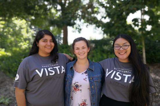 From left to right: Elizabeth Villasenor, Suzie Littlewood, and Pam Rivas