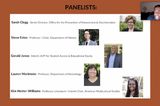 Panelists at History of Voting
