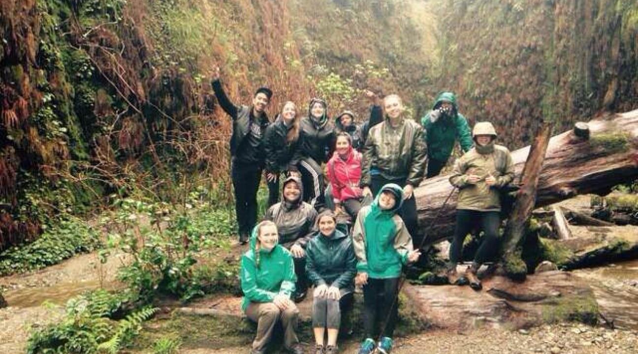 Alt Spring Breakers in the forest