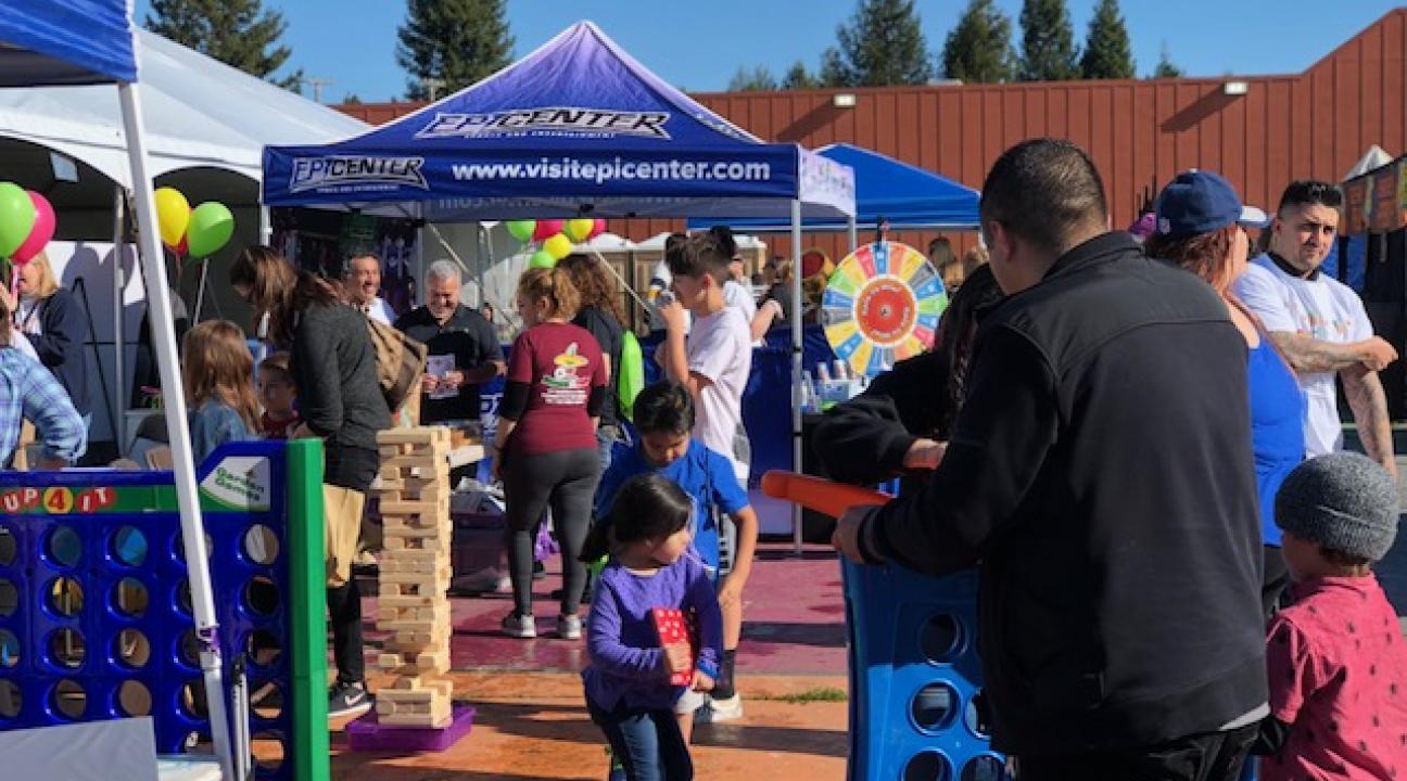 In collaboration with Latino Service Providers and the City of Santa Rosa, there were a variety of activities offered for youth at the Roseland Annexation Celebration on January 20, 2018