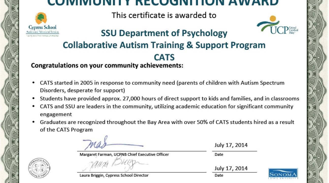 CATS Award