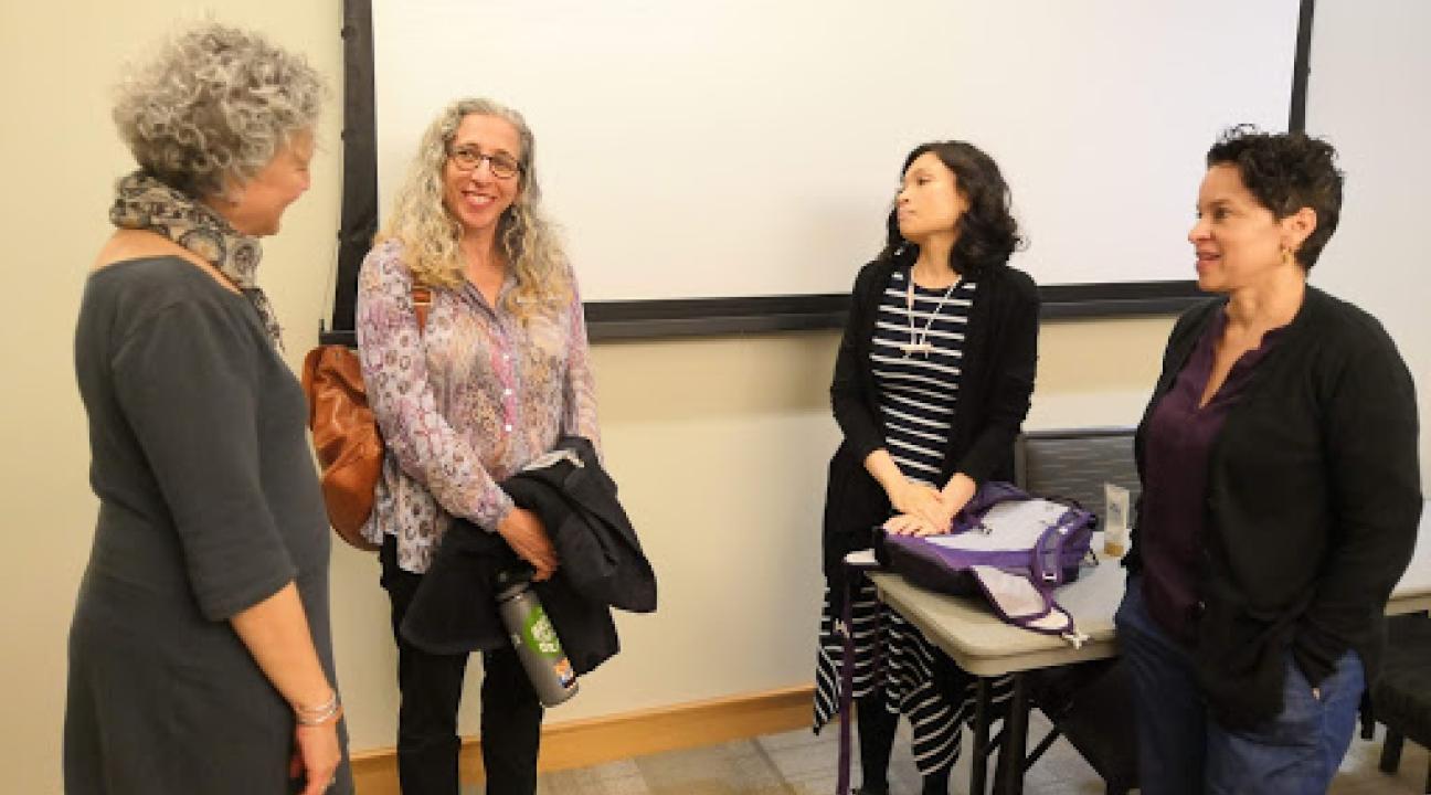Forming connections at community partner event