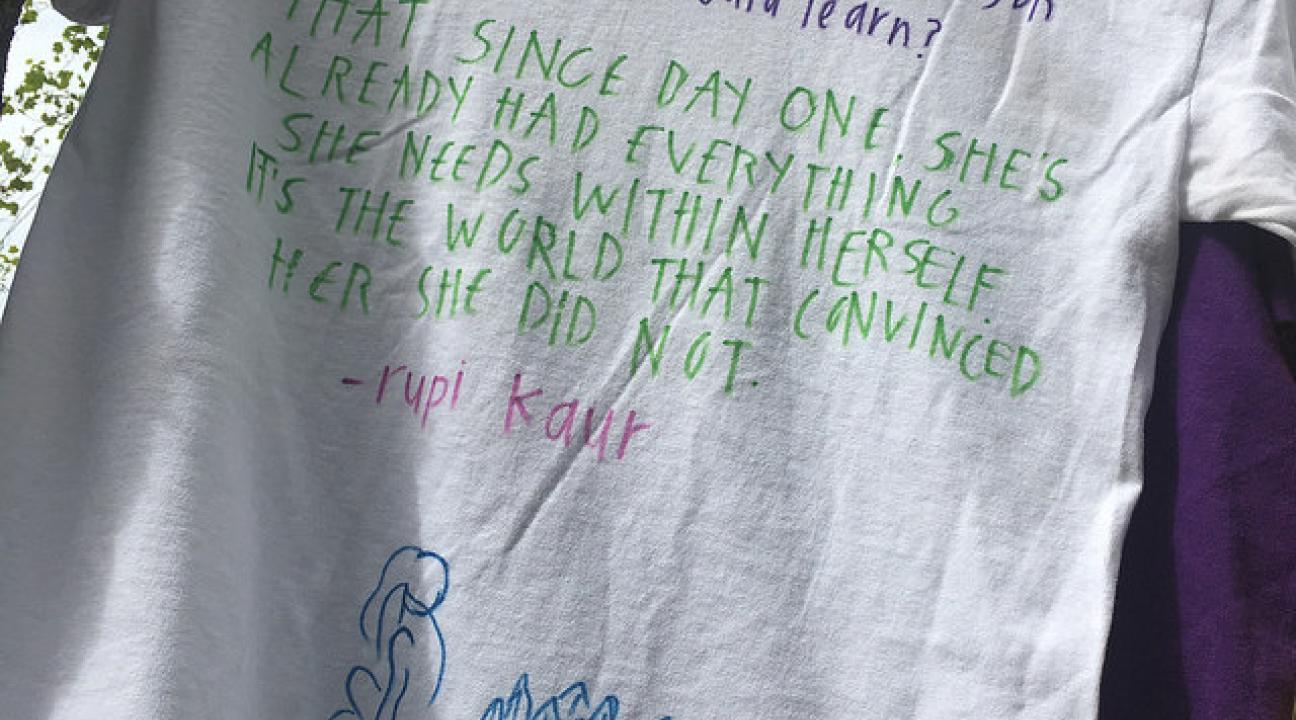 An amazing shirt from the project!