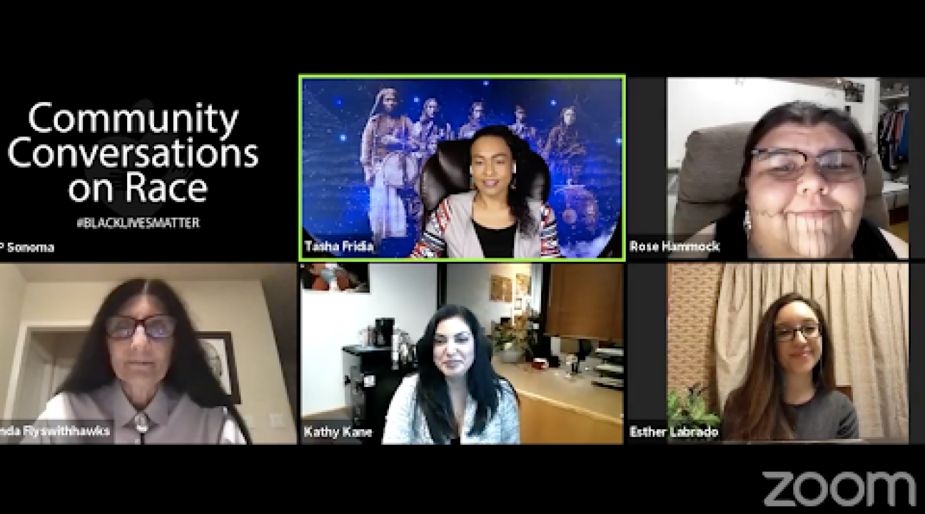 Community Conversations on Race Zoom - Decolonizing the way we think