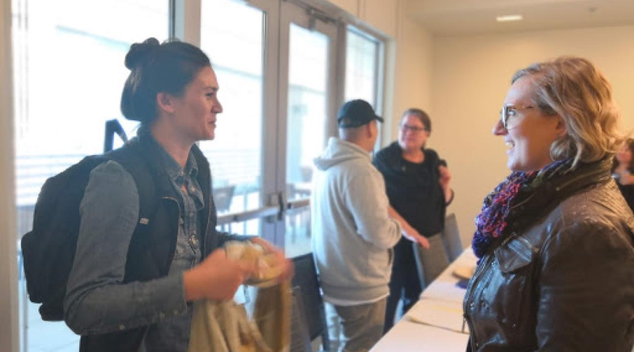 Making connections at Partnership event 2020 