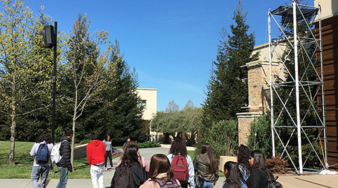 SSU and RUP students discovering what's on campus