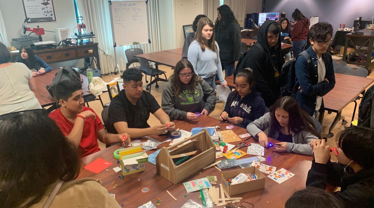 The Maker Space provides wonderful opportunities to unleash your creative side. 