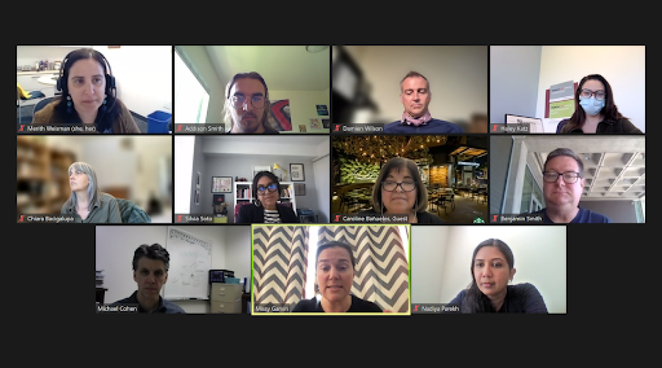 Dive into Service Learning Zoom Meeting Screenshot