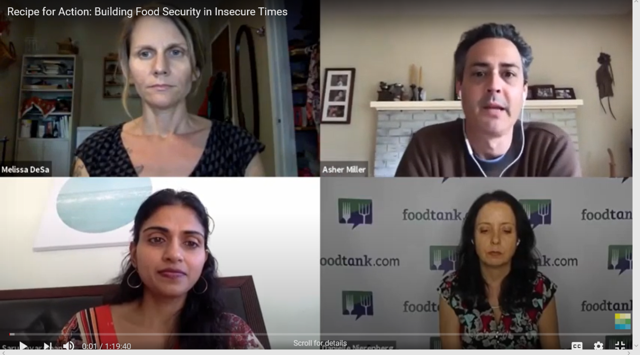 Zoom Meeting: Food security during Covid