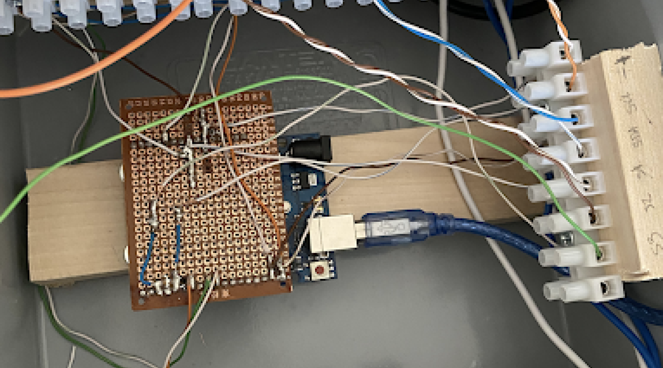 Wiring for the greenhouse project