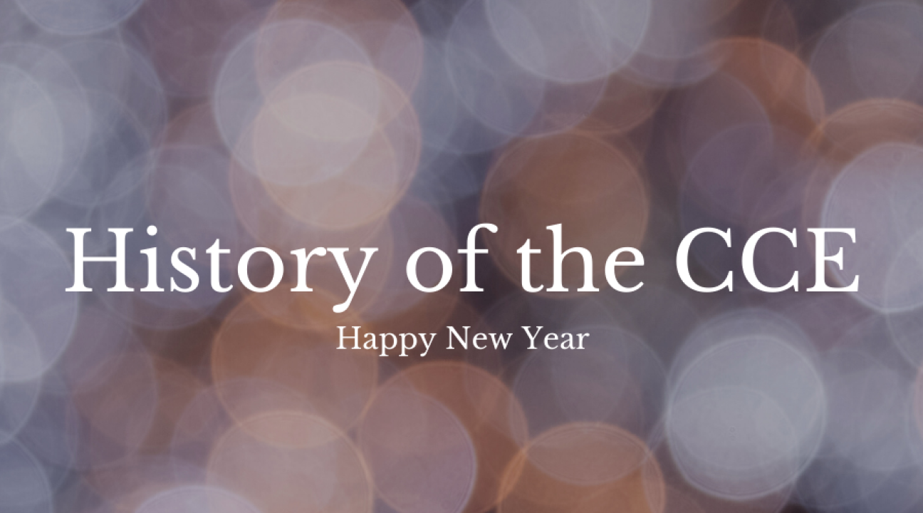 History of the CCE blog banner