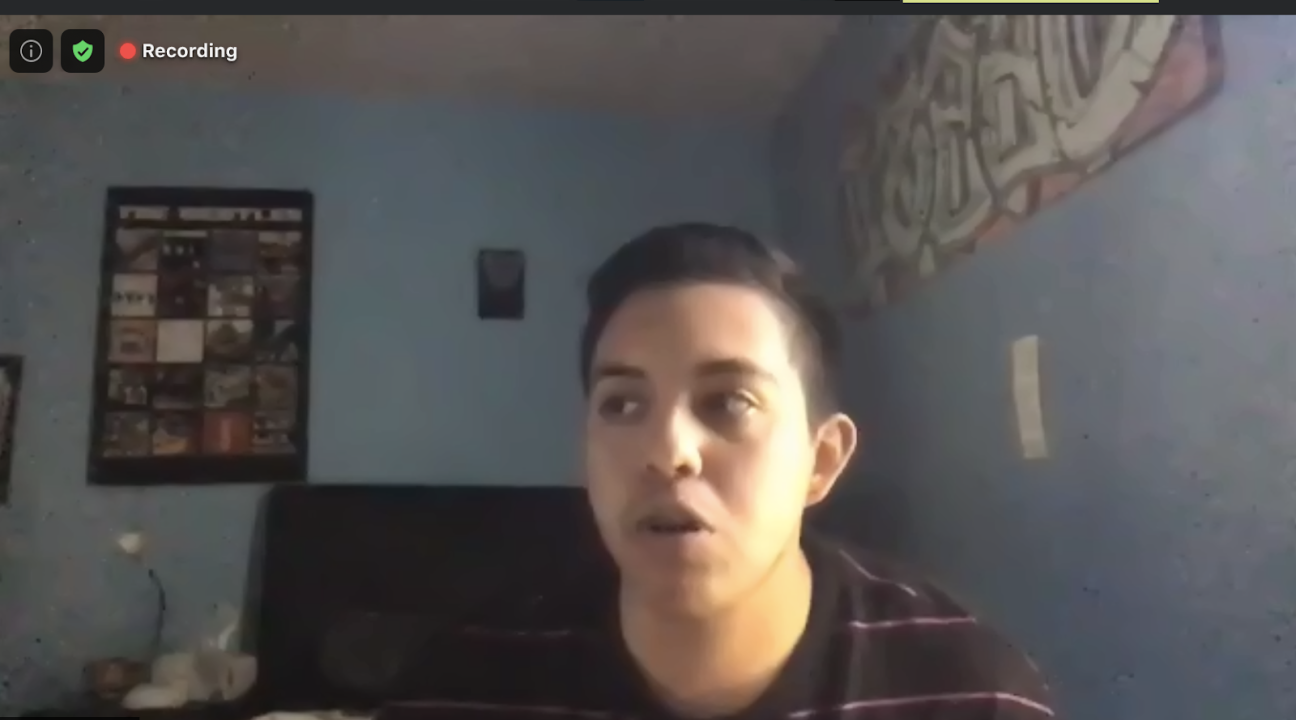 Screenshot of speaker Izaac Limon
