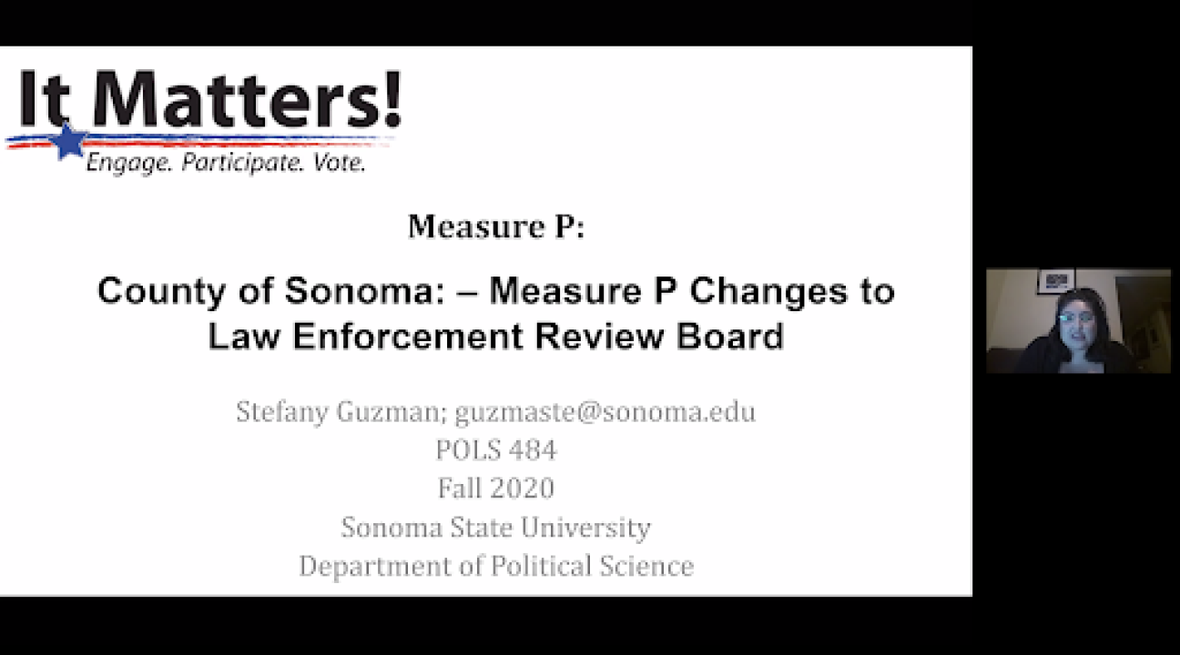 It Matters! Slide - Measure P
