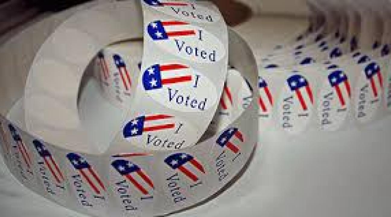 Roll of "I Voted" stickers