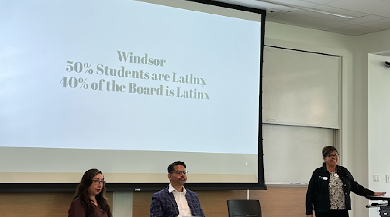 Panel at Latinx Voting presentation, It Matters!