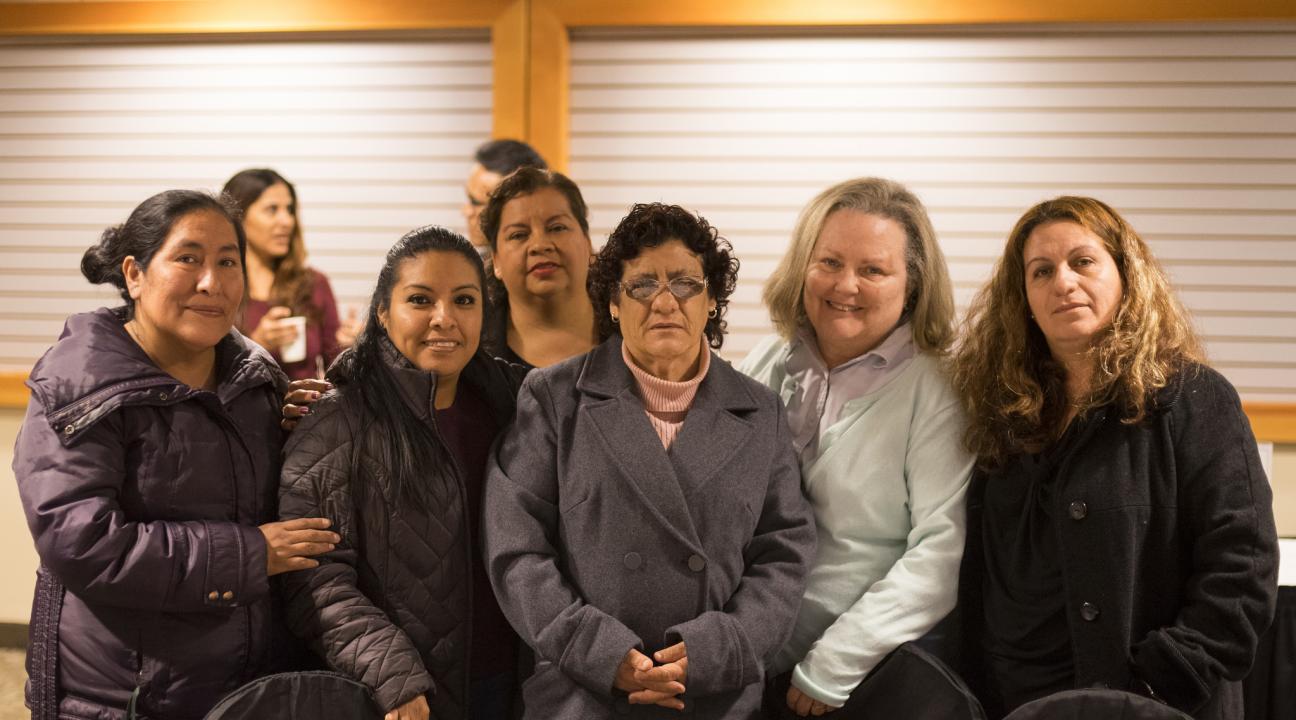 Members of the Roseland Community Group & staff from the Pasitos and ADVANCE program at Community Action Partnership of Sonoma County. Programs to help low-income children of color become school ready at early ages through education and community engageme