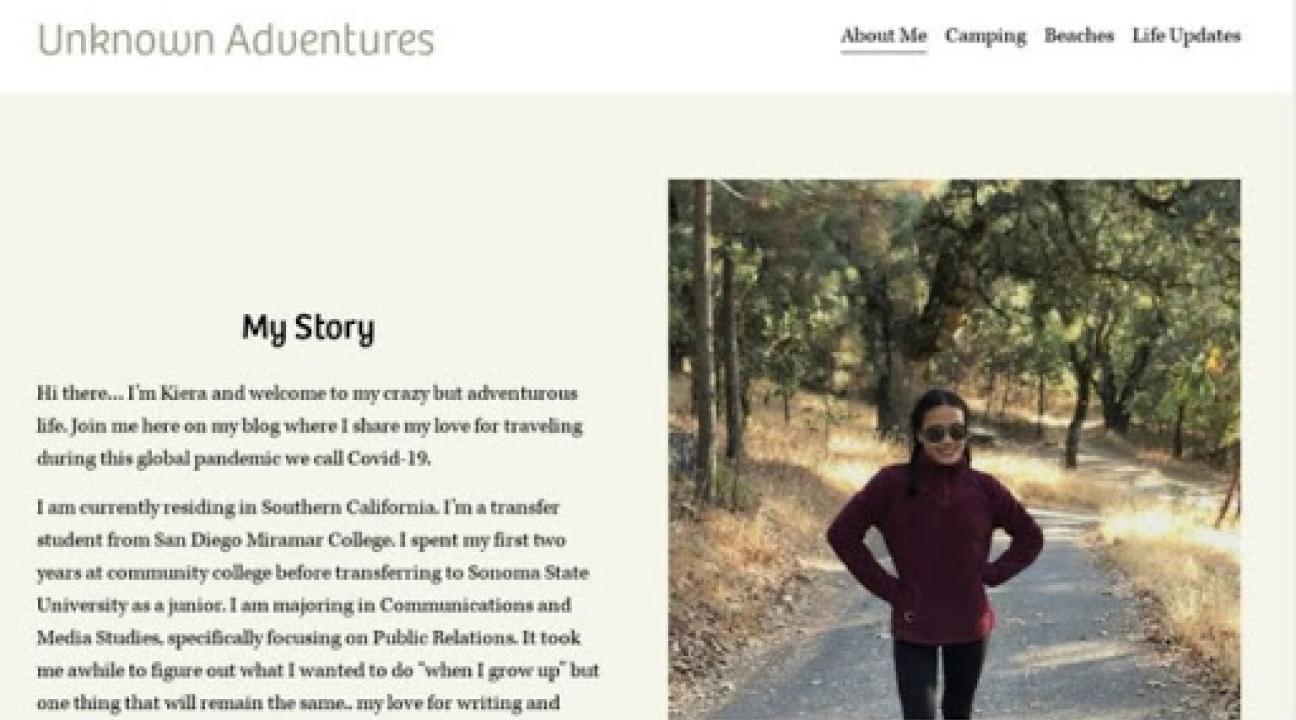 Kiera's Covid Experience (blog slide)