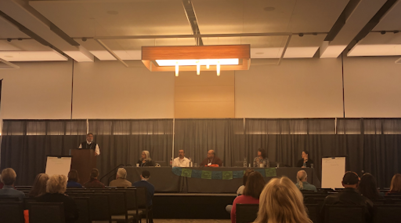 Panel of speakers at Calif. Indian Conferece, 11-16-2019