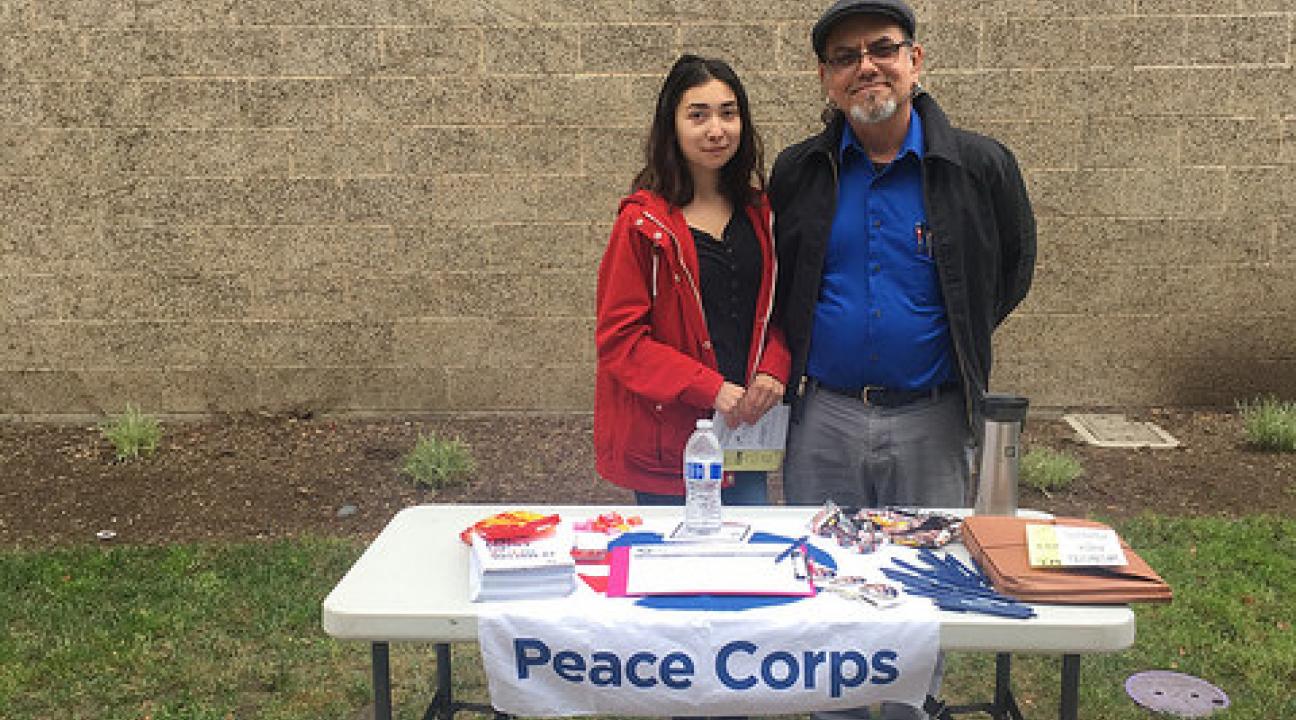Peace Corps tabling at SSU