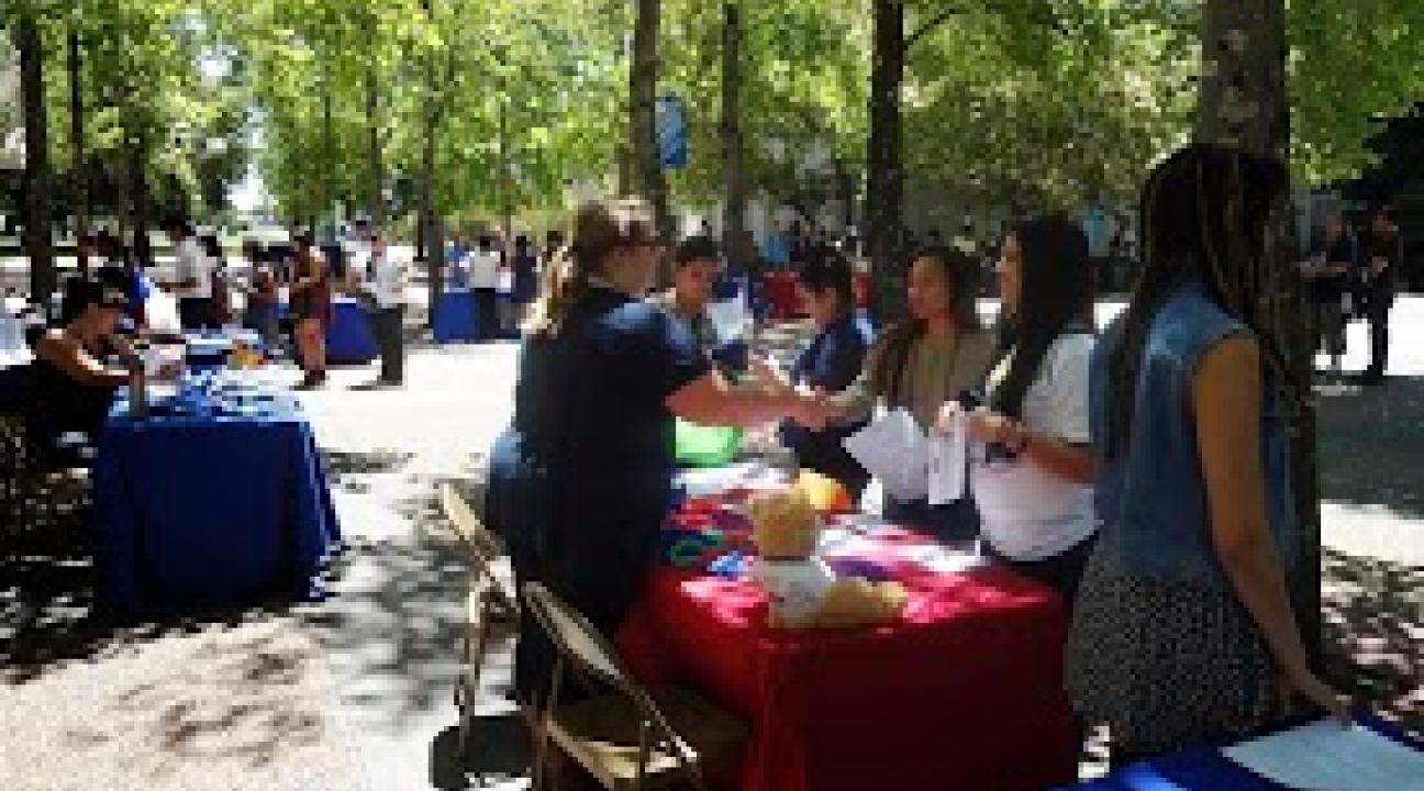 Service and internship fair tabling