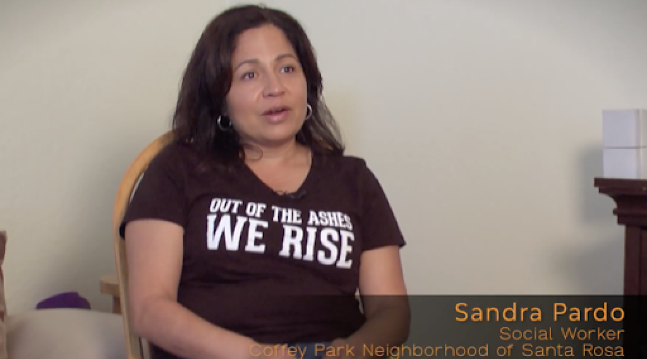 Sandra Pardo, Social Worker in Santa Rosa