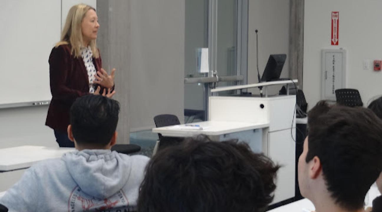 Dr Stacey Bosick at Shadow Day
