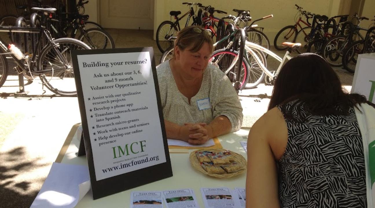IMCF at the Service and Internship Fair