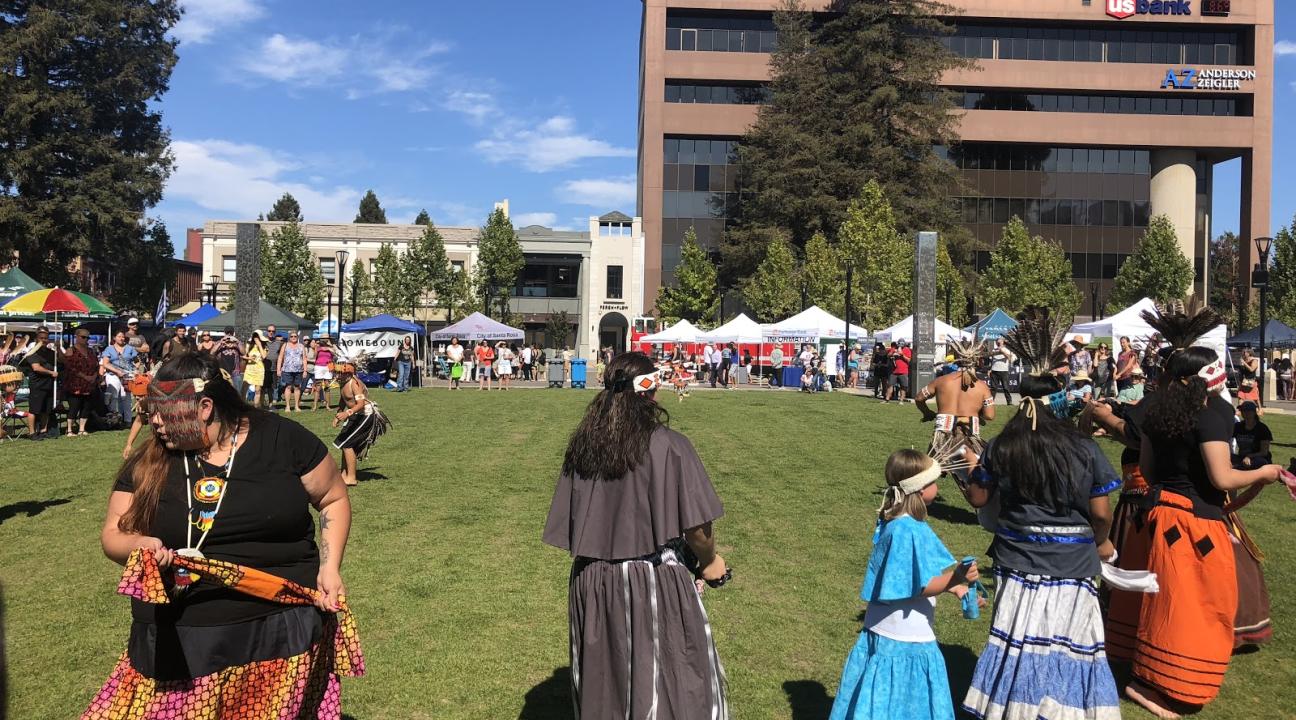 Native Dancers in Santa Rosa
