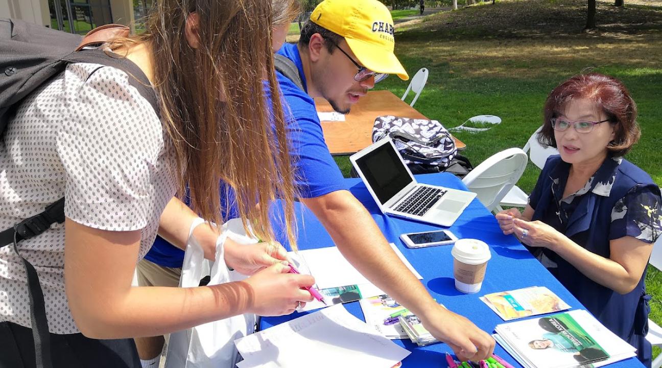 Service and Internship Fair booth