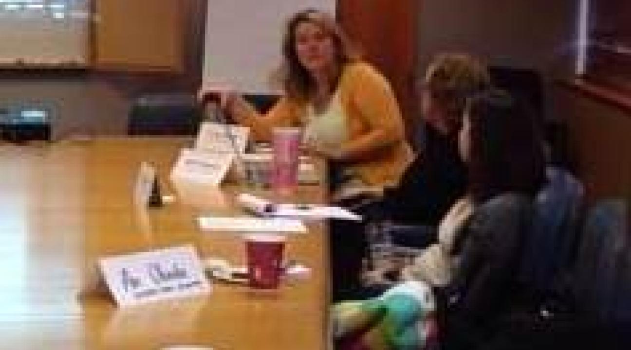 Roundtable participants were deeply engaged in their discussion.