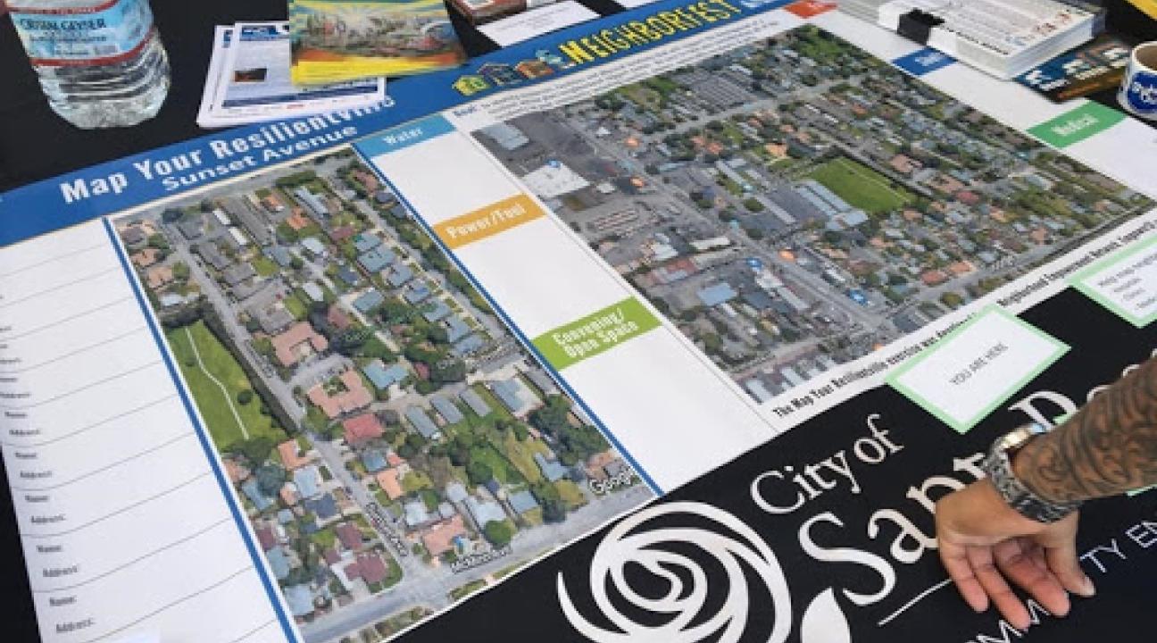 Mapping neighborhood resiliance in Santa Rosa