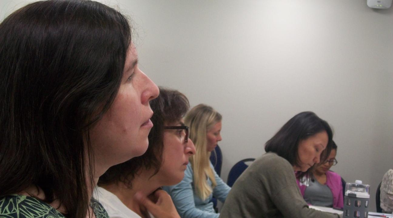 Faculty enjoying the workshop.