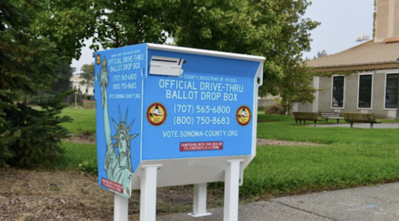 Ballot box at SSU