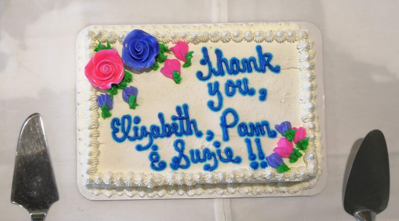 Vista program thank you cake